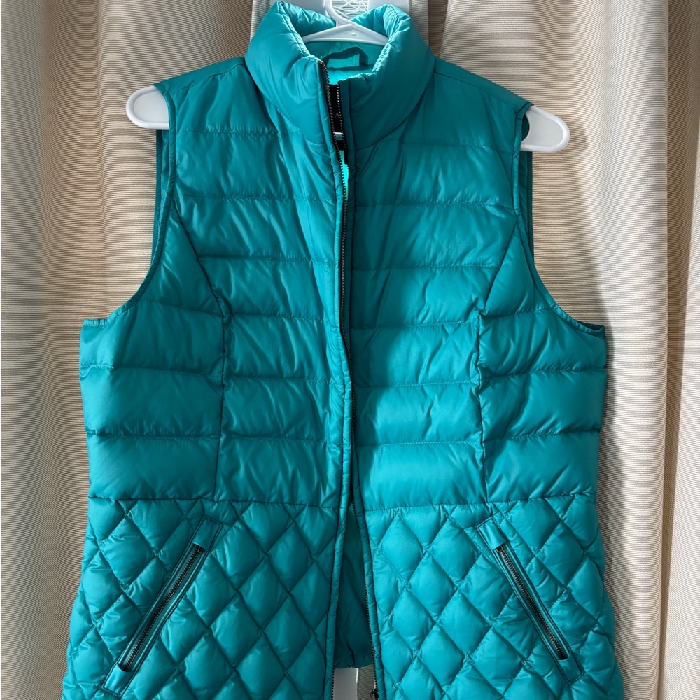 Talbots Turquoise Quilted Women's Vest